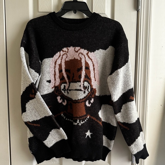Y2K Unisex Vintage High Quality Lil Uzi Vert Knitted - Picture 1 of 2